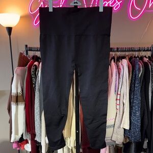 Sleek Black High-Waisted Leggings